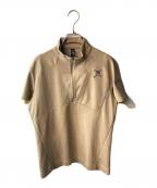 OAKLEYオークリー）の古着「ハーフジップカットソー」｜カーキ