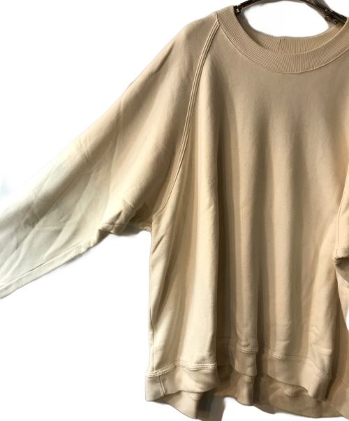 O 0-cho -rui（レイチョウルイ）O 0-cho -rui (レイチョウルイ) オーバーサイズスウェット アイボリー サイズ:Mの古着・服飾アイテム