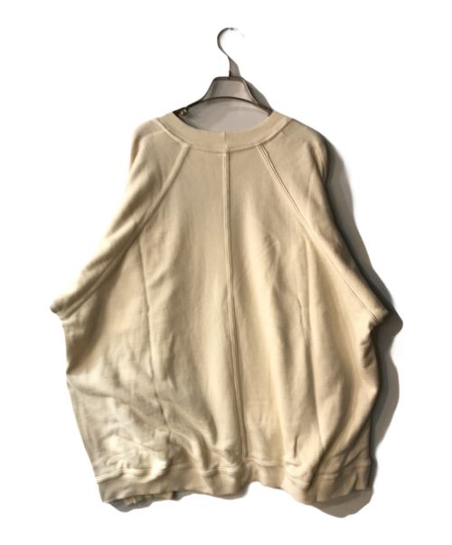 O 0-cho -rui（レイチョウルイ）O 0-cho -rui (レイチョウルイ) オーバーサイズスウェット アイボリー サイズ:Mの古着・服飾アイテム