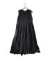 ne quittez pas (ヌキテパ) Cotton Voile Shirring Sleeveless Dress / ノースリーブギャザーワンピース ブラック サイズ:S：11000円