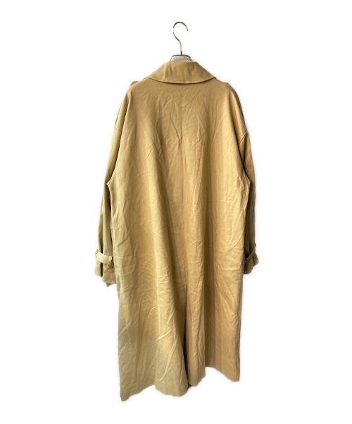 MUHET（ミュエータ）muhet (ミュエータ) ロングコート カーキ サイズ:LLの古着・服飾アイテム
