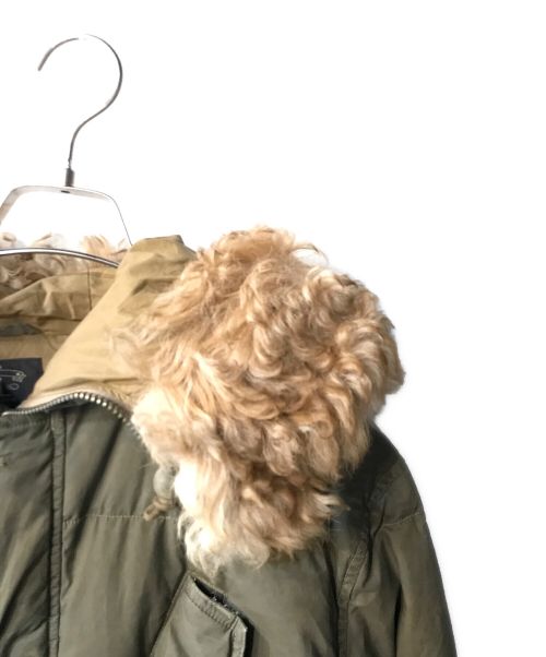RRL（ダブルアールエル）RRL (ダブルアールエル) ファー付ダウンジャケット カーキ サイズ:Sの古着・服飾アイテム