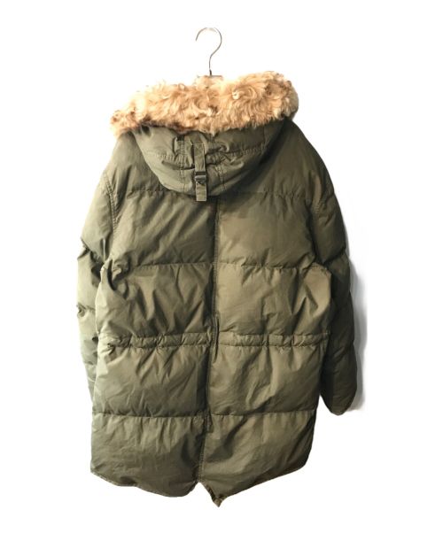 RRL（ダブルアールエル）RRL (ダブルアールエル) ファー付ダウンジャケット カーキ サイズ:Sの古着・服飾アイテム