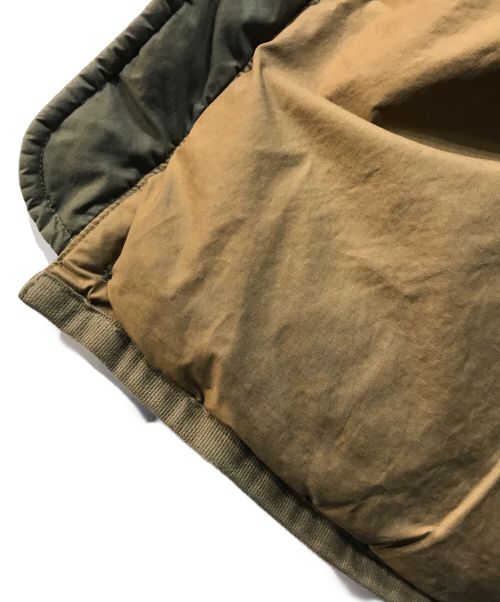 RRL（ダブルアールエル）RRL (ダブルアールエル) ファー付ダウンジャケット カーキ サイズ:Sの古着・服飾アイテム