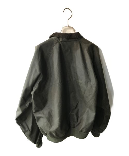 H.F and Weaver（エイチ エフ アンド ウィーバー）H.F and Weaver (エイチ エフ アンド ウィーバー) JOURNAL STANDARD relume (ジャーナルスタンダード レリューム) 別注ワックスコットン ハリントンジャケット カーキ サイズ:Ｍの古着・服飾アイテム