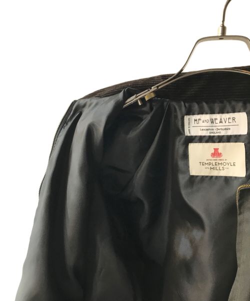 H.F and Weaver（エイチ エフ アンド ウィーバー）H.F and Weaver (エイチ エフ アンド ウィーバー) JOURNAL STANDARD relume (ジャーナルスタンダード レリューム) 別注ワックスコットン ハリントンジャケット カーキ サイズ:Ｍの古着・服飾アイテム