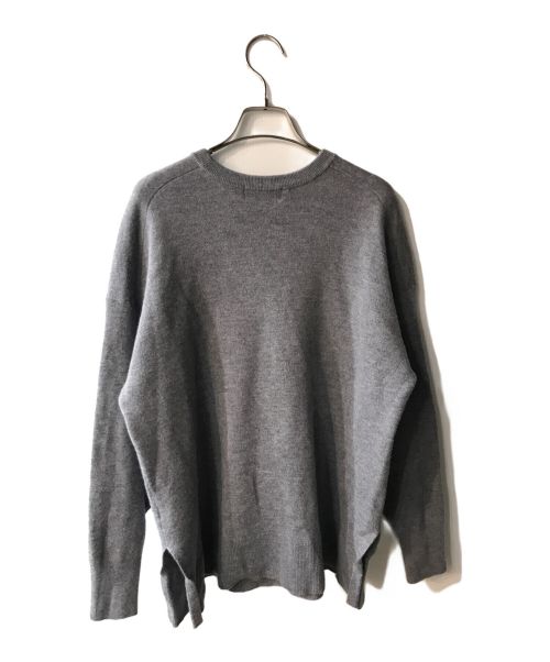 SLOBE IENA（スローブ イエナ）SLOBE IENA (スローブ イエナ) ウォッシャブルウールスムースプルオーバー グレー サイズ:freeの古着・服飾アイテム