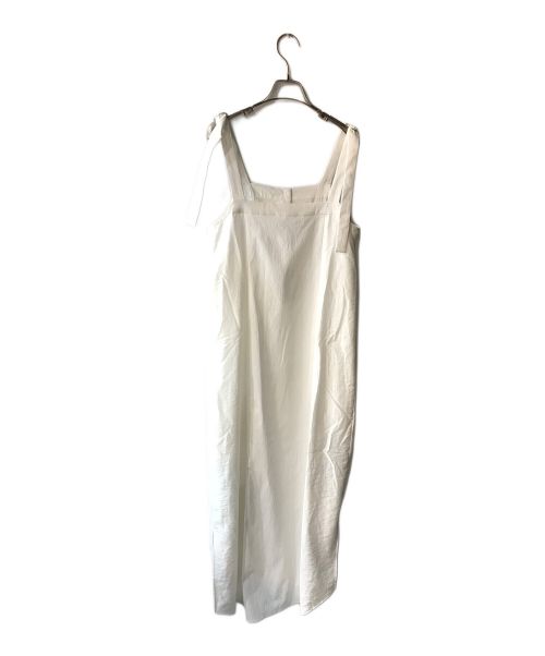 UN3D.（アンスリード）UN3D. (アンスリード) タックロングシャツキャミワンピース ホワイト サイズ:Ｍの古着・服飾アイテム