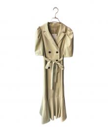 Apuweiser-riche（アプワイザーリッシェ）の古着「トレンチワンピース」｜ベージュ