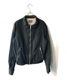 DIESEL Black Gold（ディーゼル ブラック ゴールド）の古着「ジップブルゾン」｜ブラック