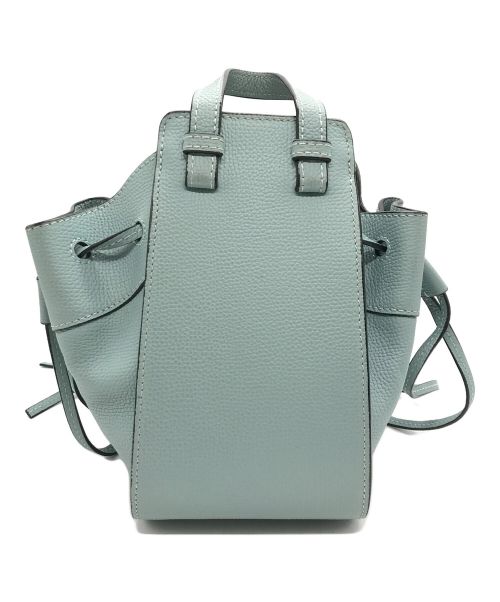 LOEWE（ロエベ）LOEWE (ロエベ) ハンモックドローストリングミニバッグ ブルーの古着・服飾アイテム