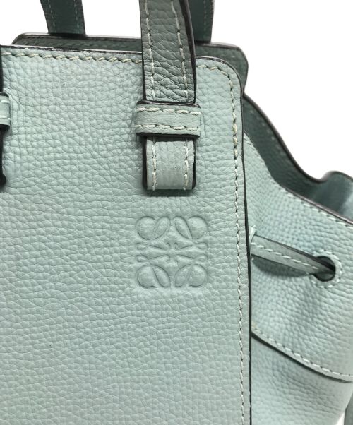 LOEWE（ロエベ）LOEWE (ロエベ) ハンモックドローストリングミニバッグ ブルーの古着・服飾アイテム
