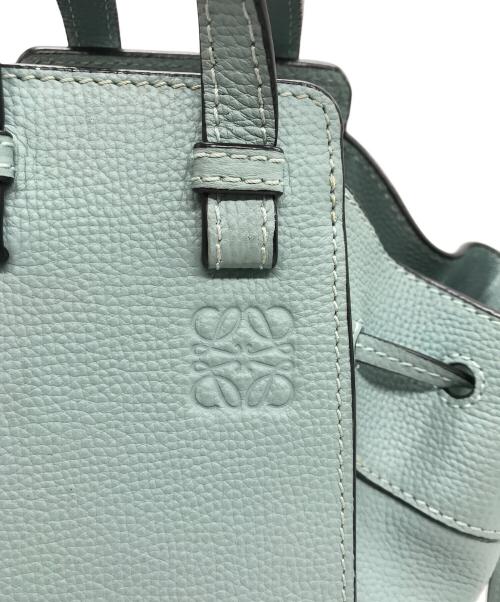 LOEWE（ロエベ）LOEWE (ロエベ) ハンモックドローストリングミニバッグ ブルーの古着・服飾アイテム