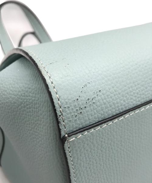 LOEWE（ロエベ）LOEWE (ロエベ) ハンモックドローストリングミニバッグ ブルーの古着・服飾アイテム