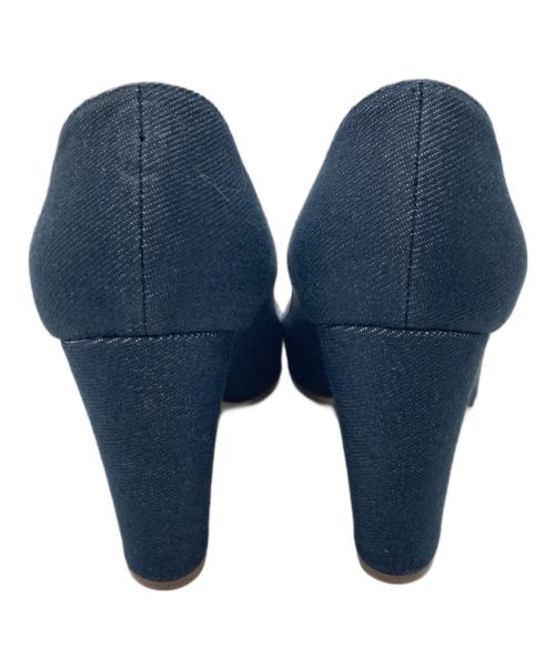 sergio rossi（セルジオロッシ）sergio rossi (セルジオロッシ) パンプス インディゴ サイズ:36　1/2の古着・服飾アイテム