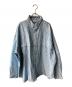 KEBOZ（ケボズ）の古着「2wayオーバーサイズチェックシャツ」｜ブルー