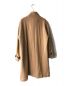 le.coeur blanc (ルクールブラン) ウールカシミヤスタンドカラーロングコート ベージュ サイズ:Ｍ：5000円