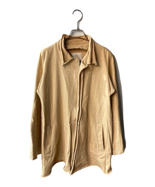 Y's（ワイズ）Y's (ワイズ) Zip-Up Sweat Shirt ベージュ サイズ:3の古着・服飾アイテム