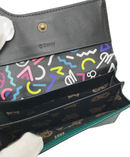 ANNA SUI（アナスイ）ANNA SUI (アナスイ) Disney (ディズニー) 財布 グリーンの古着・服飾アイテム