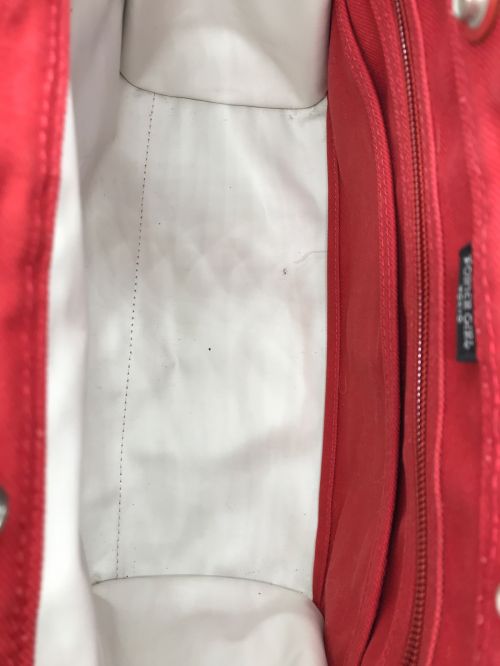 PORTER（ポーター）PORTER (ポーター) ネイキッドトートバッグ レッドの古着・服飾アイテム