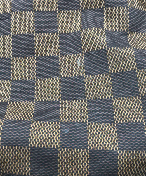 LOUIS VUITTON（ルイ ヴィトン）LOUIS VUITTON (ルイ ヴィトン) ダミエフーデッドブルゾン ブラウン サイズ:48の古着・服飾アイテム