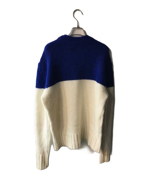 PLAN C（プランシー）Plan C (プランシー) ニット ブルー×ホワイト サイズ:38の古着・服飾アイテム