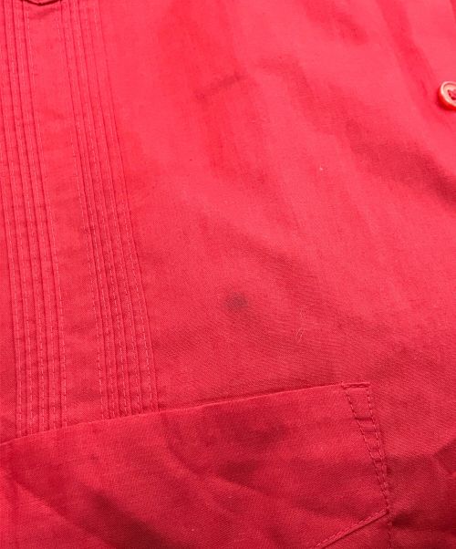 supreme permanent press（シュプリーム）supreme permanent press (シュプリーム) キューバシャツ レッド サイズ:2XLの古着・服飾アイテム