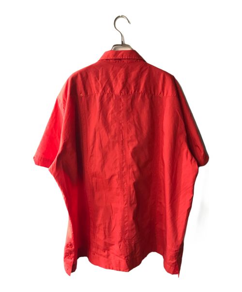 supreme permanent press（シュプリーム）supreme permanent press (シュプリーム) キューバシャツ レッド サイズ:2XLの古着・服飾アイテム