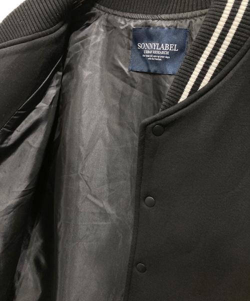 Sonny Label（サニーレーベル）Sonny Label (サニーレーベル) オーバーサイズスタジアムジャンパー ブラック×ホワイト サイズ:Freeの古着・服飾アイテム