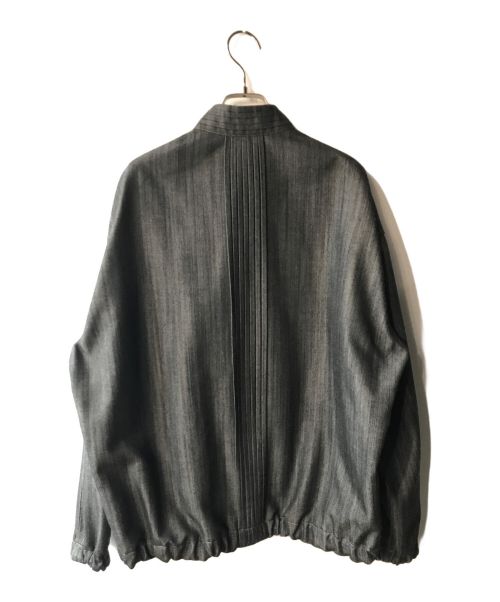 ISSEY MIYAKE MEN（イッセイミヤケメン）ISSEY MIYAKE MEN (イッセイミヤケメン) プリーツデニムジャケット グレー サイズ:ｻｲｽﾞ不明の古着・服飾アイテム