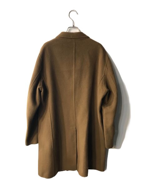 BARNEYS NEWYORK（バーニーズ・ニューヨーク）BARNEYS NEWYORK (バーニーズ・ニューヨーク) ダブルフェイスチェスターコート ブラウン サイズ:48の古着・服飾アイテム