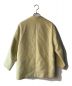 green label relaxing (グリーンレーベルリラクシング) ヴィクトリアン ウール ハーフコート アイボリー サイズ:34：6000円