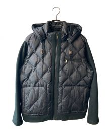 Eddie Bauer（エディーバウアー）の古着「ニットスリーブEB550ダウンジャケット」｜ブラック