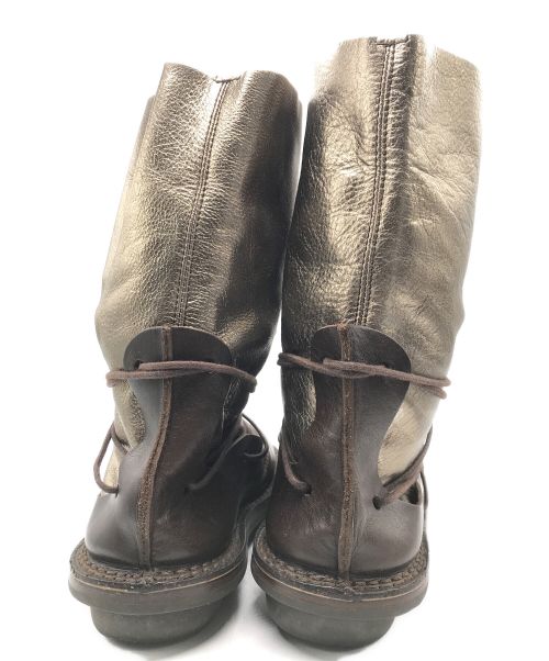 Trippen（トリッペン）Trippen (トリッペン) レースアップショートブーツ ブラウン サイズ:37の古着・服飾アイテム