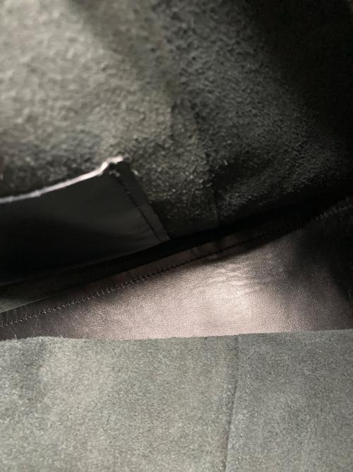 FEEL AND TASTE（フィールアンドテイスト）FEEL AND TASTE (フィールアンドテイスト) レザートートバッグ ブラックの古着・服飾アイテム