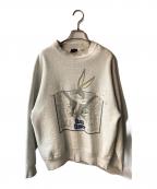 WARNER BROSワーナーブラザース）の古着「クルーネックスウェット」｜グレー