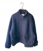 NEULニール）の古着「オーバーサイズウールブルゾン」｜ネイビー
