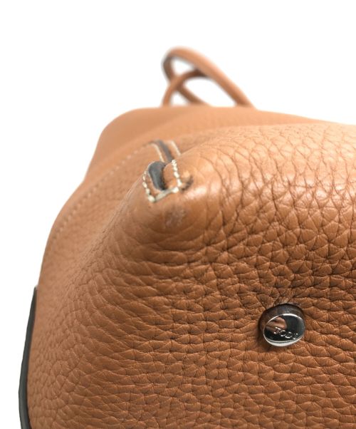TOD'S（トッズ）TOD'S (トッズ) レザーDiバッグラージ ブラウンの古着・服飾アイテム