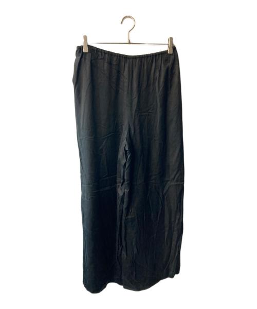 ETRE TOKYO（エトレトウキョウ）ETRE TOKYO (エトレトウキョウ) スムースリラクシーワイドパンツ ブラック サイズ:Mの古着・服飾アイテム