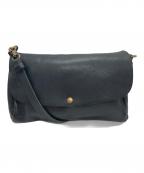 amiacalvaアミアカルヴァ）の古着「レザーショルダーバッグ」｜ブラック