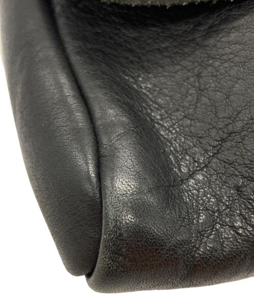 amiacalva（アミアカルヴァ）amiacalva (アミアカルヴァ) レザーショルダーバッグ ブラックの古着・服飾アイテム