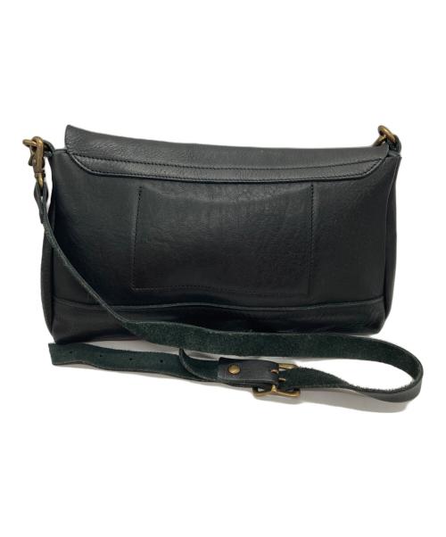 amiacalva（アミアカルヴァ）amiacalva (アミアカルヴァ) レザーショルダーバッグ ブラックの古着・服飾アイテム