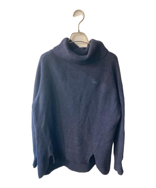 LACOSTE（ラコステ）LACOSTE (ラコステ) ウールブレンドタートルネックセーター ネイビー サイズ:38の古着・服飾アイテム