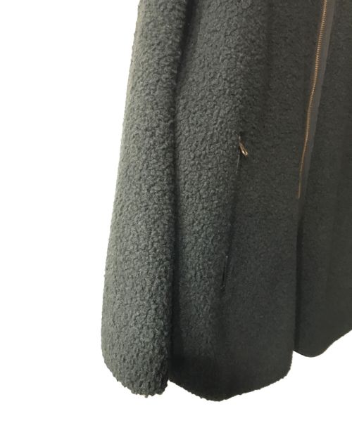 FRAMeWORK（フレームワーク）FRAMeWORK (フレームワーク) キルティングボア2wayブルゾン ブラック サイズ:ｻｲｽﾞ表記無の古着・服飾アイテム