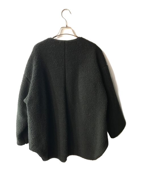 FRAMeWORK（フレームワーク）FRAMeWORK (フレームワーク) キルティングボア2wayブルゾン ブラック サイズ:ｻｲｽﾞ表記無の古着・服飾アイテム