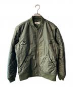 SILASサイラス）の古着「キルティングミリタリージャケット」｜グリーン