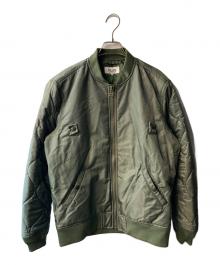 SILAS（サイラス）の古着「キルティングミリタリージャケット」｜グリーン