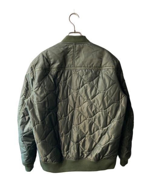 SILAS（サイラス）SILAS (サイラス) キルティングミリタリージャケット グリーン サイズ:Lの古着・服飾アイテム