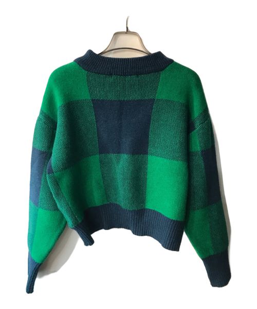 shellier（シェリエ）shellier (シェリエ) ブロックチェックセットアップ グリーン×ネイビー サイズ:freeの古着・服飾アイテム