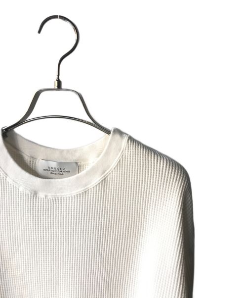 UNUSED（アンユーズド）UNUSED (アンユーズド) サーマルカットソー ホワイト サイズ:3の古着・服飾アイテム